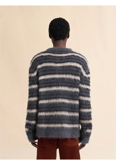 maglione mohair uomo grigio scuro MARNI | GCMG0161Q0 UFU174RGN77